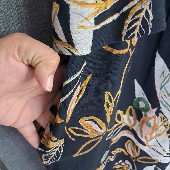 Free People Black Floral Maxi Dress - Picture 8 of 12